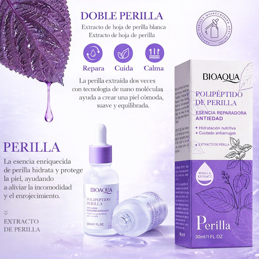 Esencia Polipéptido Perilla Anti-Envejecimiento reparadora™ | Esencia Facial Hidratante Nutritivo Anti-Arrugas