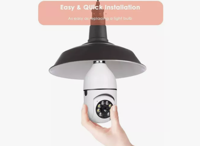 Bombillo Cámara de Seguridad 360° FULL HD 1080P